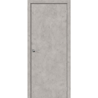 Дверь межкомнатная NEXT-Z (50AL)/ Grey Art + замок WC (Алюминиевая кромка с 4-х сторон)